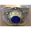 Image 1 : Lapis Sterling Gold Washed Cuff #1466095