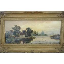 England Oil Painting On Canvas, Artist Pratt #1466113