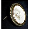 Image 1 : Antique English Brass Round Picture Frame #1466280