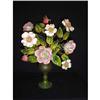 Image 1 : Italian Tole Pink Roses #1466340