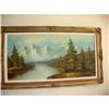 Image 1 : SIGNED OIL ON CANVAS LANDSCAPE PAINTING #1466406