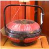 Image 1 : Qing Dynasty Woven Bamboo & Fir Bride's Basket #1471682