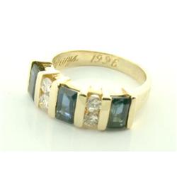 3.00tcw Sapphires & Diamonds in 14k Gold Ring #1471740