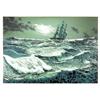 Image 1 : Mel Hunter Signed Lithograph, Ship, Storm #1471752