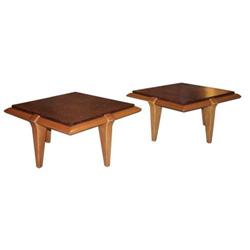 Pair of Brown-Saltman tables-midcentury eames #1471886