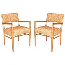 Pair T.H. Robsjohn-Gibbings style armchairs #1471901