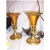 Image 1 : STUNNING PAIR QUEZAL ART GLASS DECO LAMPS & #1472080