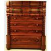 Image 1 : A 825 19th Century Mahogany English Chest #1472233