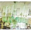 Image 1 : Crystal Chandelier - Light Green #1472244