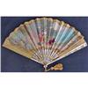 Image 1 : VICTORIAN FRENCH FAN HANDPAINTED MOP STICKS #1472586