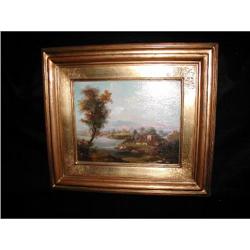 French Oil Painting Original Genosi C.1900 #1485910