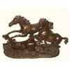 Image 1 : French Bronze Sculpture Horses Large C.1920 #1485914