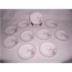 Bavarian Porcelain Plates C.1880-90 Hand #1485940