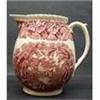 Image 1 : LOVELY RED TRANSFER MASON'S JUG  #1486012