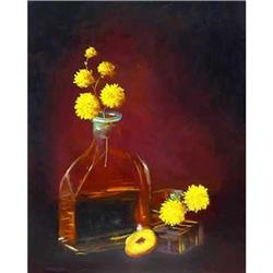 Impressionism oil "Brandy's still-life" #1486068