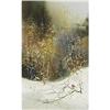 Image 1 : Impressionism watercolor "First snow" Russian #1486070