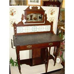 Marble Top English Wash Stand/Commode #1486144