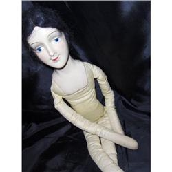 Antique Composition BOUDOIR BED DOLL Million $ #1486187