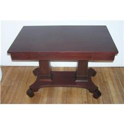 Mahogany Library Table #1486193