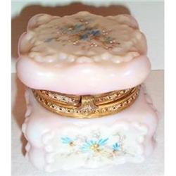 Hand Painted Floral Wavecrest Box #1486248