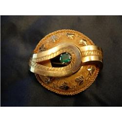 Victorian Stylized Buckle 15Ct. Yellow Gold #1486378