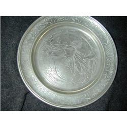 Armorial Gunther Pewter Charger -18th Century #1486415