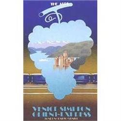 Original Orient Express Poster, Paris Alps #1486535