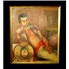 Image 1 : 20c  Oil on Canvas Painting Portrait Man Male #1486635