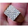 Image 1 : 14kt Gold  Chevron Patern Diamond Mens Ring #1486643