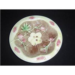 American Majolica Flower Plate #1486697