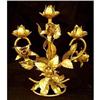 Image 1 : Italian Tole  Gilded Candelabra #1486760