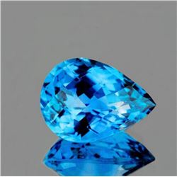 NATURAL SWISS BLUE TOPAZ 15x11 MM[FLAWLESS-VVS]