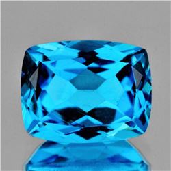 Natural Swiss Blue Topaz {Flawless-VVS1}