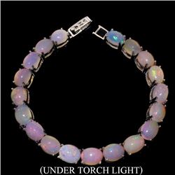 Natural Unheated Oval Ethopian Opal Bracelet