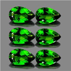 Natural AAA Chrome Green Diopside 6 Pcs -  FL