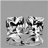 Image 1 : Natural White Sapphire Pair{Flawless-VVS1}