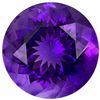 Image 1 : Round Brilliant Lab Amethyst 10.25 Carats - VVS