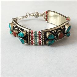 Tibet Hand Made Turquoise Bracelet