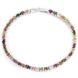 NATURL MULTI COLOR TOURMALINE Bracelet