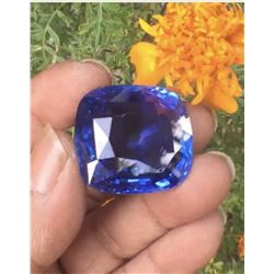 Natural Cornflower Blue Sapphire 126.86 Cts - Untreated