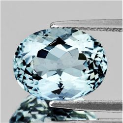 Natural Soft Blue Aquamarine 6.65 Cts[Flawless-VVS]