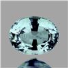 Image 1 : NATURAL LIGHT BLUE ZIRCON 9x7 MM - Untreated