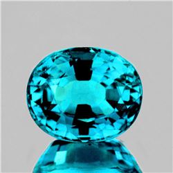 Natural Premium Electric Blue Zircon 5.02 Ct - FL