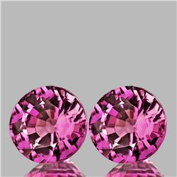 Natural Pink Burma Spinel Pair {Flawless-VVS1}