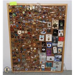 X-LARGE DISPLAY OF COLLECTOR PINS