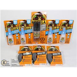 NEW LOT OF 8 GORILLA GLUES