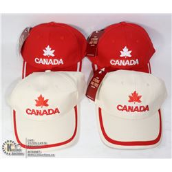 SET OF 4 NEW CANADA LOGO