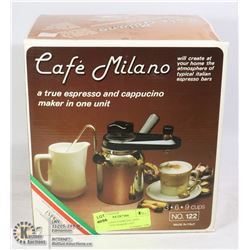 CAFÉ MILANO ESPRESSO AND CAPPUCCINO MAKER UNIT