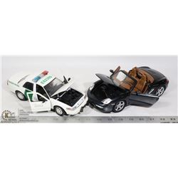 SET OF 2 DIECAST CARS MOTOMAX