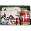Image 1 : LARGE FLAT OF COCA COLA COLLECTIBLES